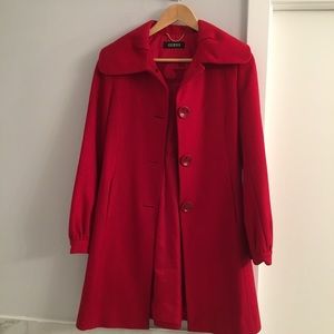 Adorable Red Guess Dress Coat XS EUC!